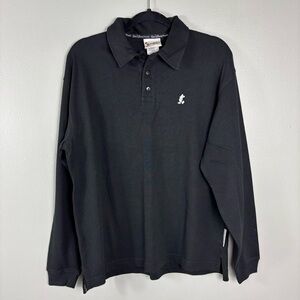 Walt Disney World Mickey‎ Logo Long Sleeve Polo Size M